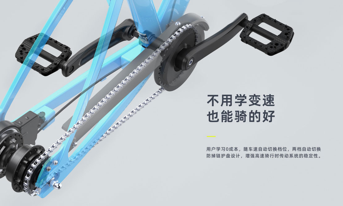 不用学变速也能骑的好